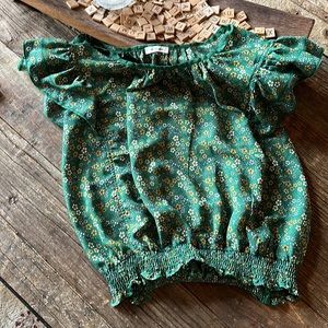 Max Studio Flutter Sleeve Top size XL